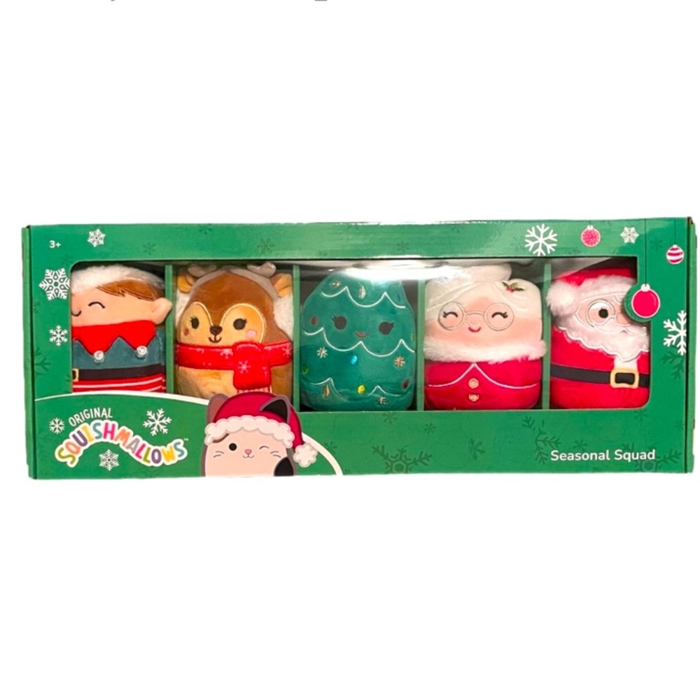 ❤️ Squishmallows | Mini Seasonal Christmas  Squad - 5pc. Set | Sealed BRAND NEW
